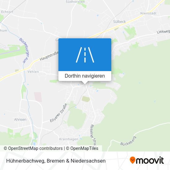 Hühnerbachweg Karte
