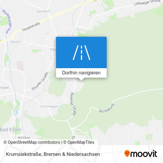 Krumsiekstraße Karte