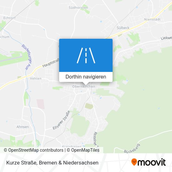 Kurze Straße Karte