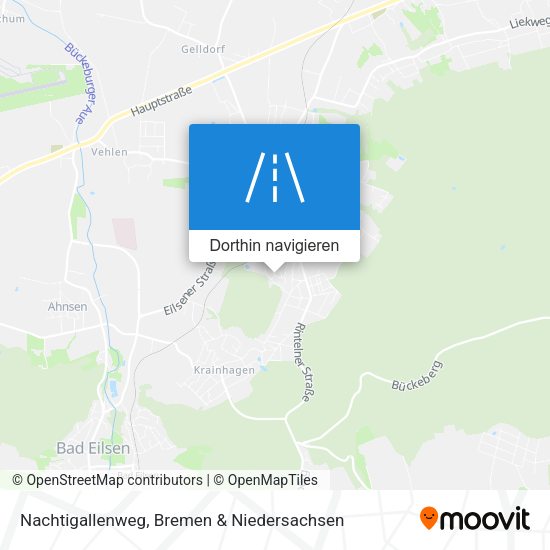 Nachtigallenweg Karte