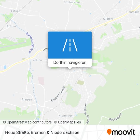 Neue Straße Karte