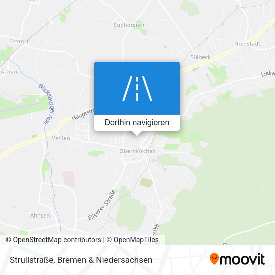 Strullstraße Karte