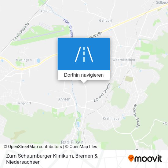 Zum Schaumburger Klinikum Karte