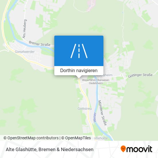 Alte Glashütte Karte