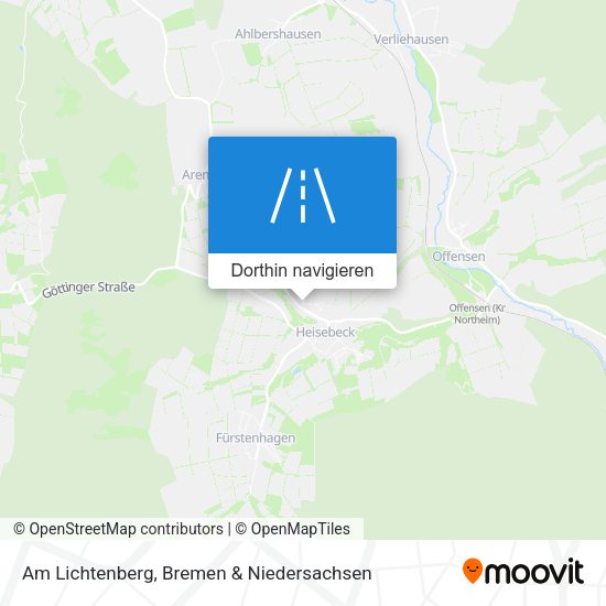 Am Lichtenberg Karte