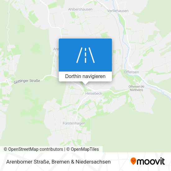 Arenborner Straße Karte