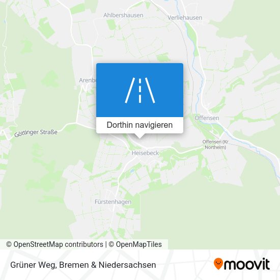 Grüner Weg Karte