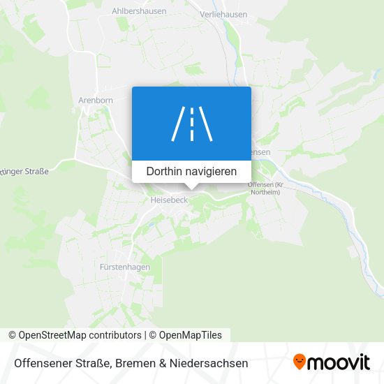 Offensener Straße Karte