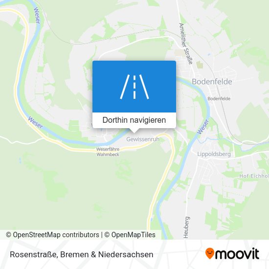 Rosenstraße Karte