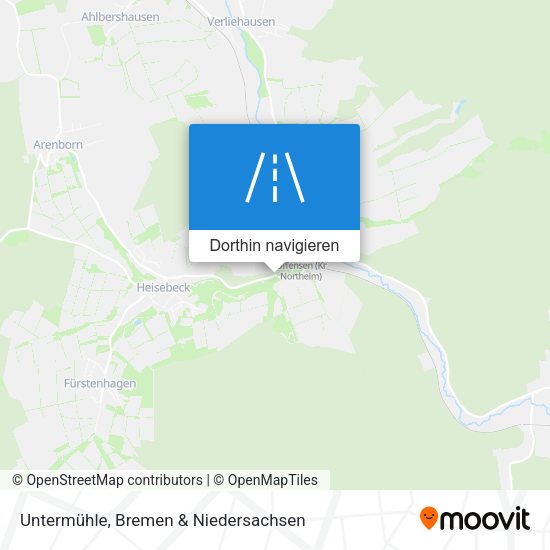 Untermühle Karte