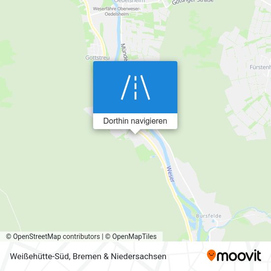 Weißehütte-Süd Karte