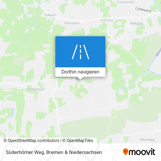 Süderhörner Weg Karte