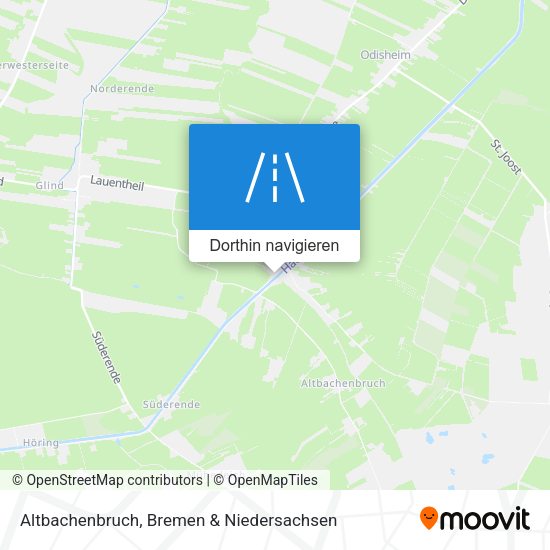 Altbachenbruch Karte