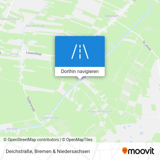 Deichstraße Karte