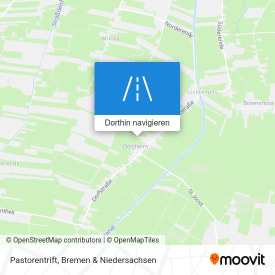 Pastorentrift Karte