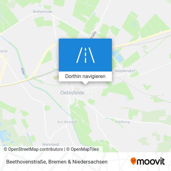 Beethovenstraße Karte