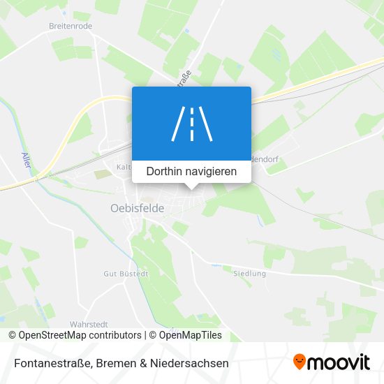 Fontanestraße Karte