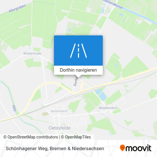 Schönhagener Weg Karte