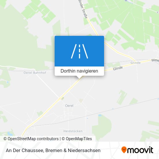 An Der Chaussee Karte
