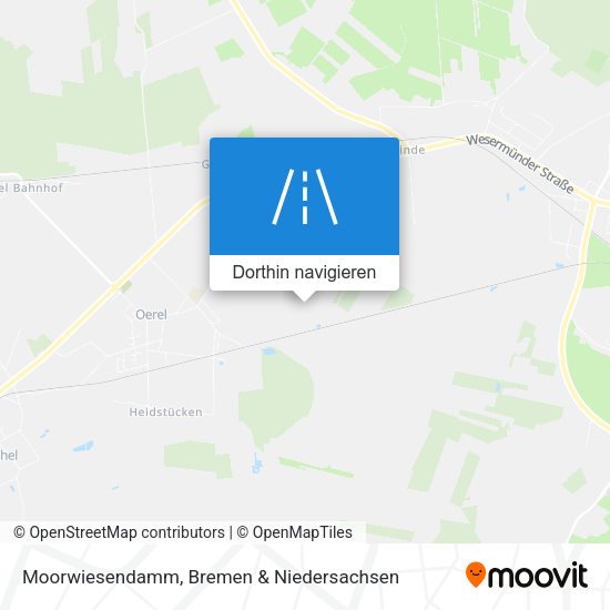 Moorwiesendamm Karte