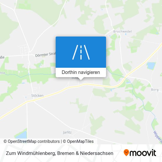 Zum Windmühlenberg Karte
