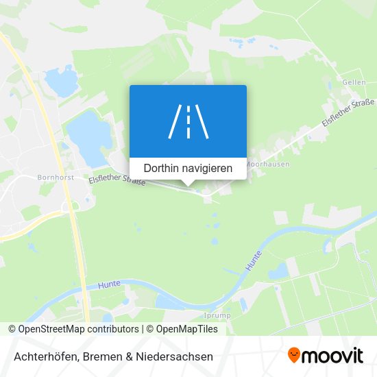 Achterhöfen Karte