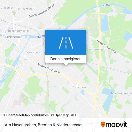 Am Hayengraben Karte
