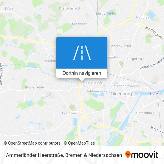 Ammerländer Heerstraße Karte