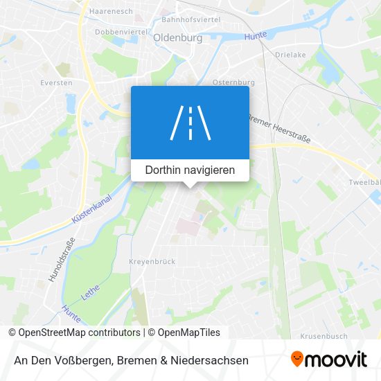 An Den Voßbergen Karte