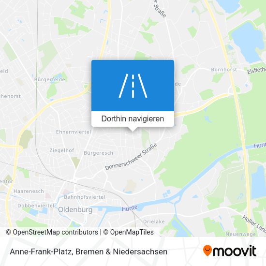 Anne-Frank-Platz Karte