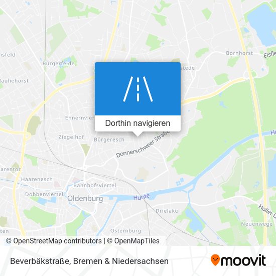 Beverbäkstraße Karte