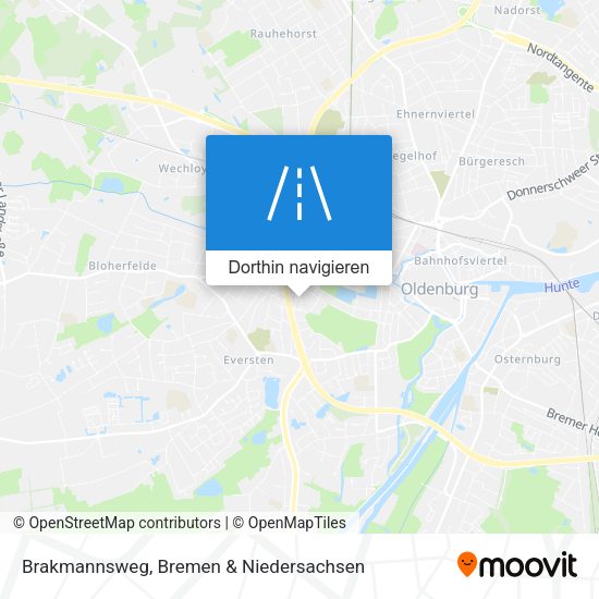 Brakmannsweg Karte