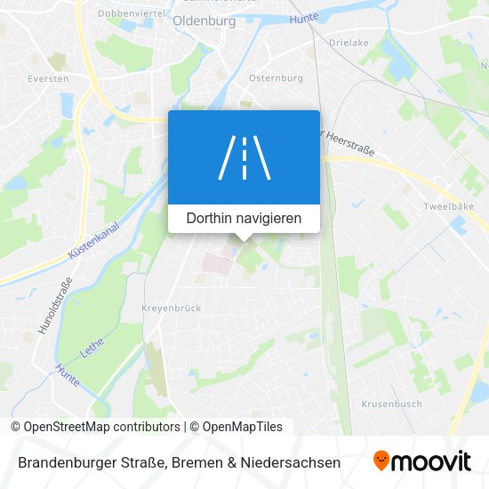 Brandenburger Straße Karte