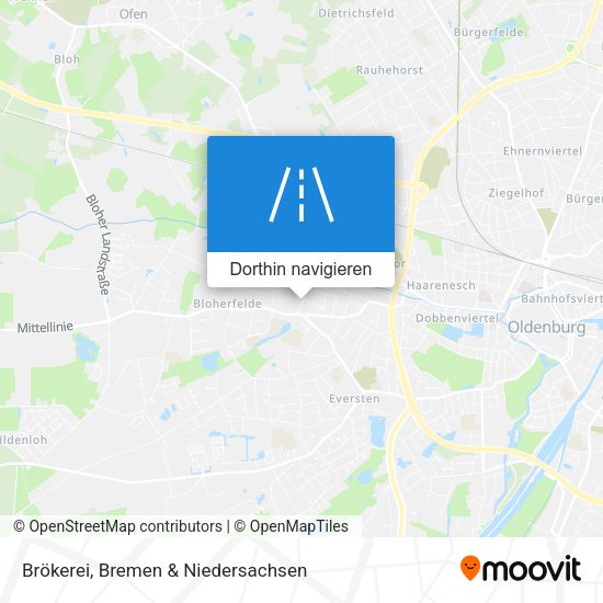 Brökerei Karte
