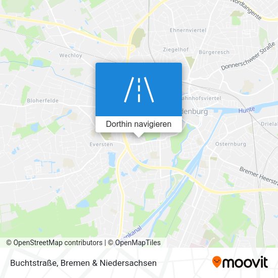 Buchtstraße Karte