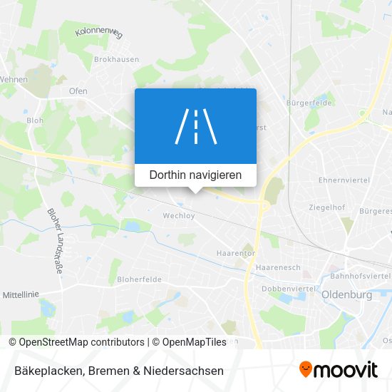 Bäkeplacken Karte