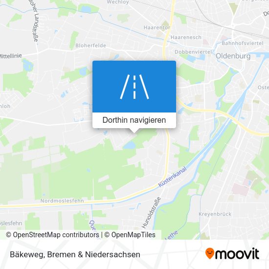 Bäkeweg Karte