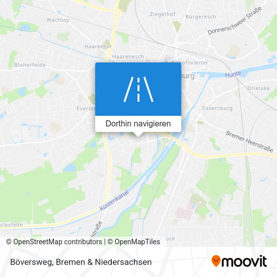 Böversweg Karte