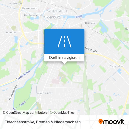 Eidechsenstraße Karte