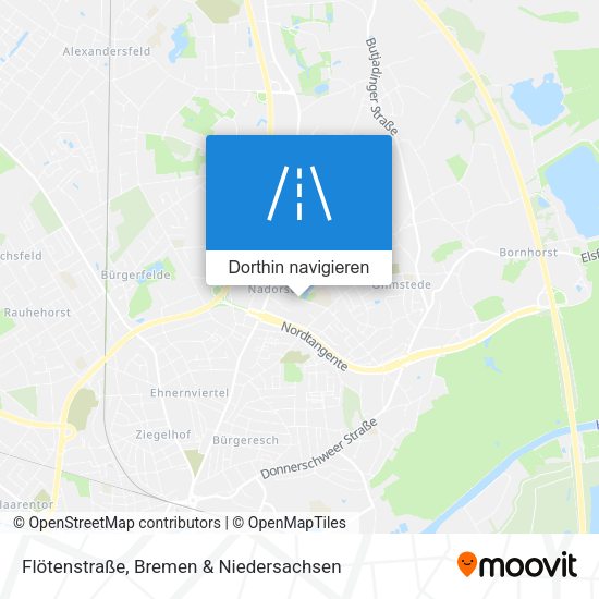 Flötenstraße Karte