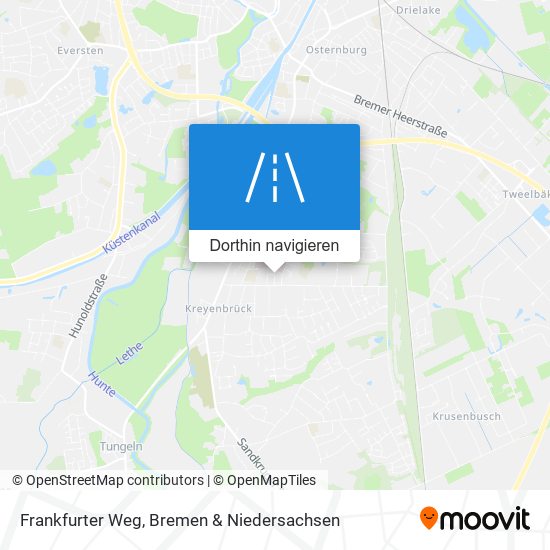 Frankfurter Weg Karte