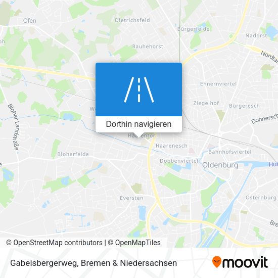 Gabelsbergerweg Karte
