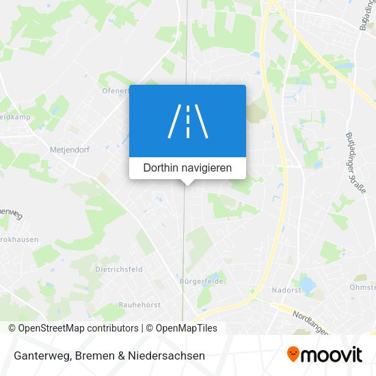 Ganterweg Karte
