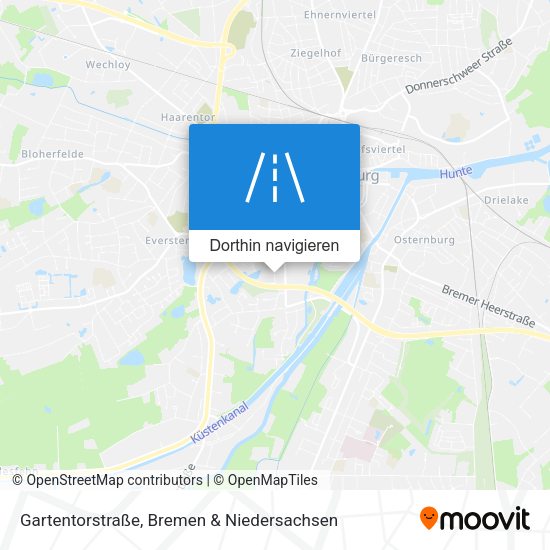 Gartentorstraße Karte