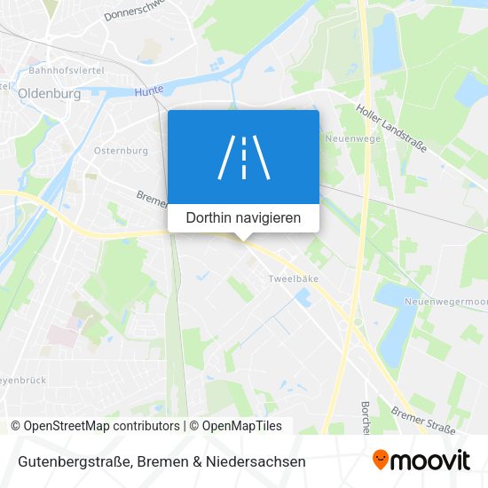 Gutenbergstraße Karte