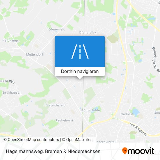 Hagelmannsweg Karte