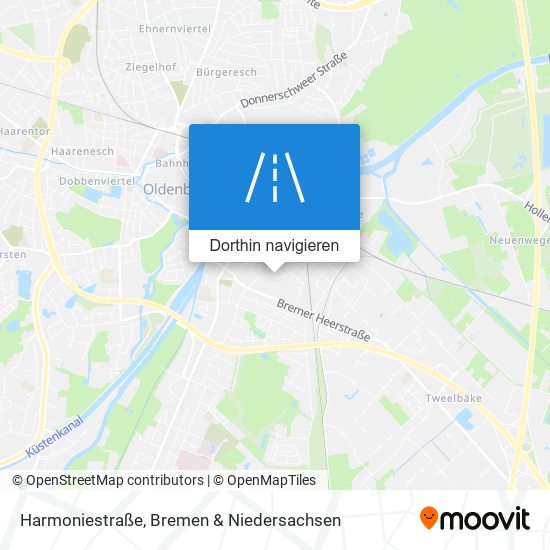 Harmoniestraße Karte
