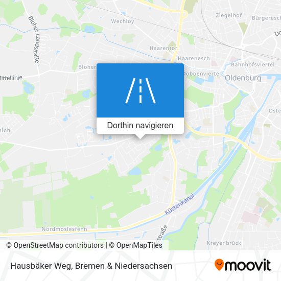 Hausbäker Weg Karte