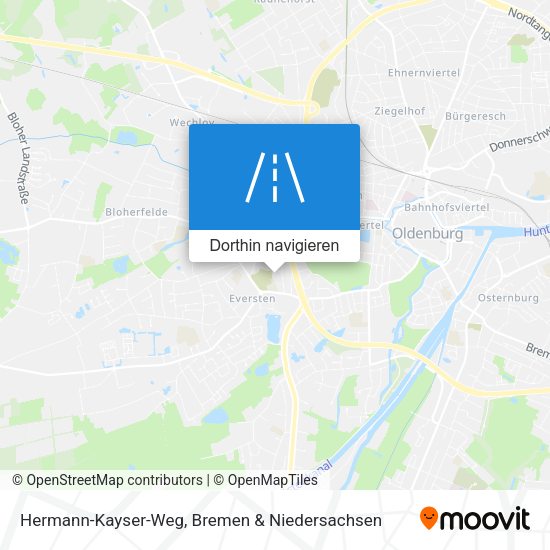 Hermann-Kayser-Weg Karte