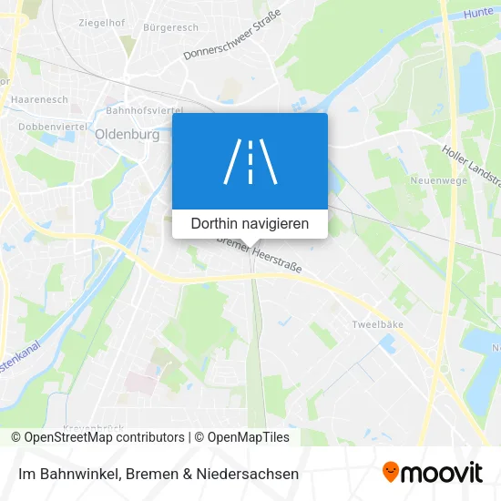 Im Bahnwinkel Karte